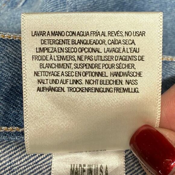 Goldsign | High-Rise Wide-Leg Jeans | Blue Wash | Size 26 - Picture 11 of 16